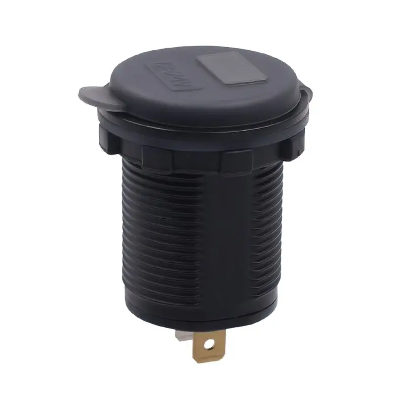 Водонепроницаемый 12 V-24 V USB Зарядное устройство гнездо 5V 2.1A Мощность розетки с цифровой вольтметр светодиодный свет Мощность адаптер для автомобиля морской катер