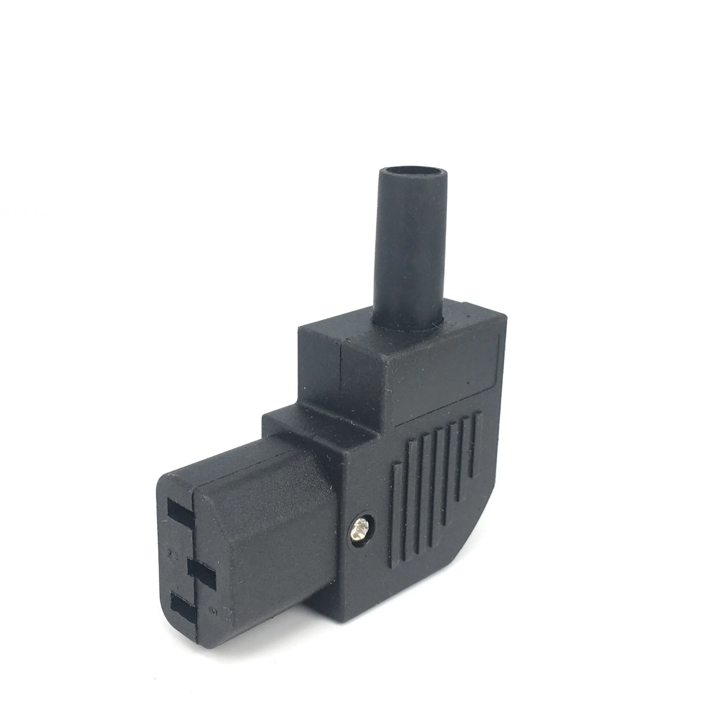 IEC 320 C13 Power Plug 10A 250V Power Cable Connector Assembly Connector 90 Degree Angled C13 Female AC Adapter IEC 320 Po plug adapter power adapter power plug adapter plug converter gan power adapter power cord plug