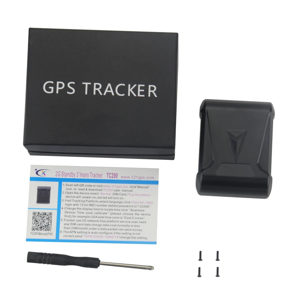 Мощный магнитный TC200 6000 мАч в режиме реального времени gps-трекер локатор платформа отключение масла или восстановление расхода топлива обнаружения