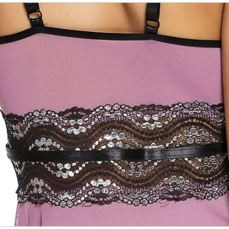 Новое Женское кружевное нижнее белье платье Babydoll пижамы стринги Нижнее белье Ночное белье