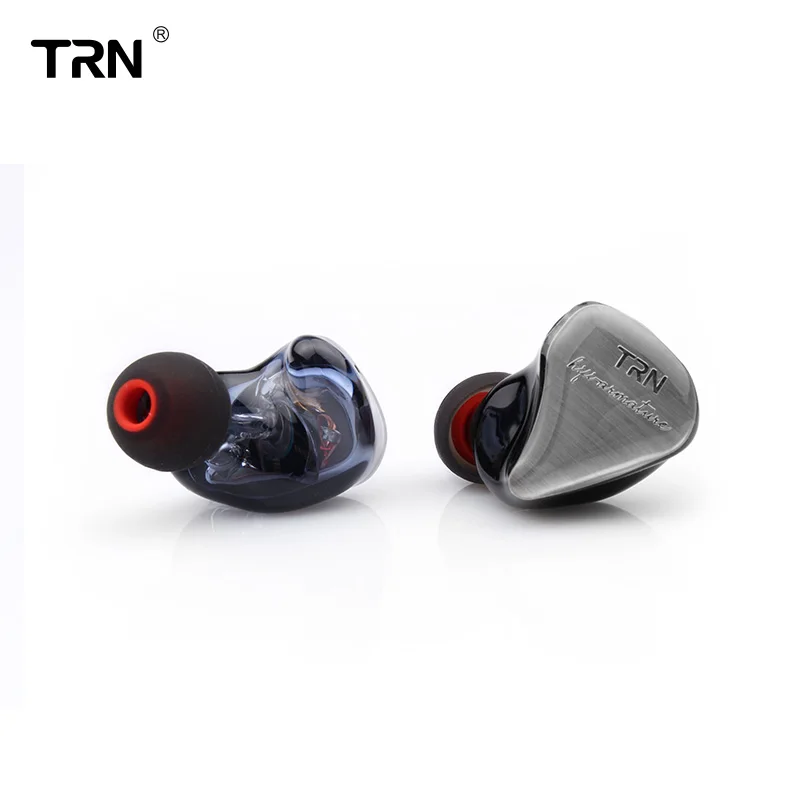 TRN IM1 1BA+ 1DD гибридные Hi-Fi наушники в ухо Monito музыкальные наушники гарнитура съемное отсоединение 2Pin 0,78 кабель ZSX C12 ZS10 PRO - Цвет: Blue no mic