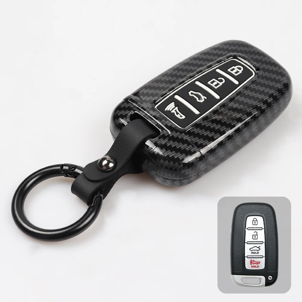 Carbon Car Remote Key Case Cover Protective Shell For Kia Sportage Rio 3 Sorento  Ceed Soul Cerato Forte 2009 2010 2012 2013 2014 - AliExpress