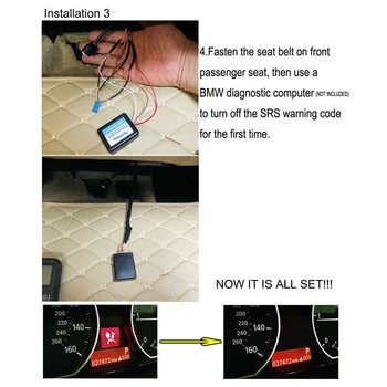 

1pc Simulator Car Auto Passenger Seat Occupancy Mat For BMW E60 E90 X5 X6