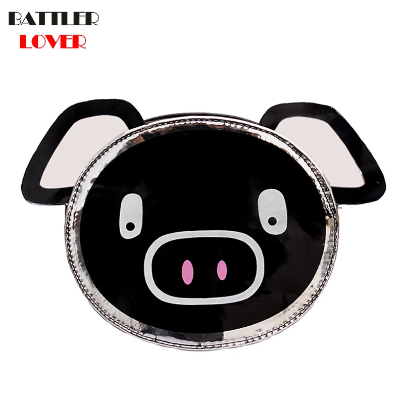 2019 Cute Cartoon Pig Crossbody Bags Women Personality Pig Small Square Phone Coin Bag Tassel Wild Womens Shoulder Messenger Bag