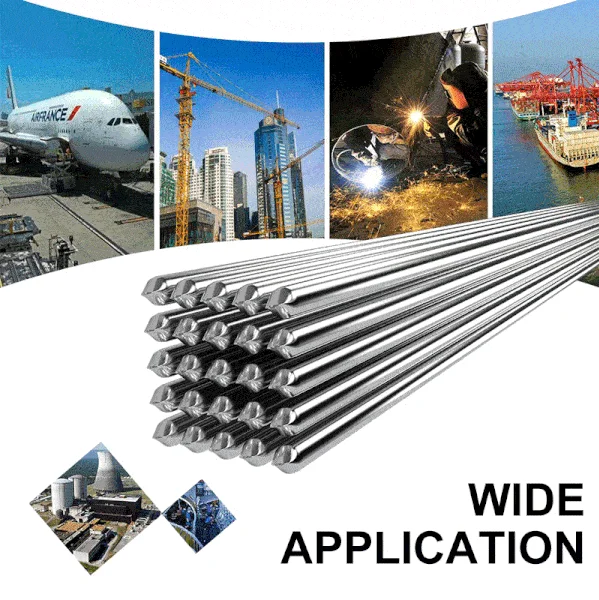 

Solution Welding Flux-Cored Rods Aluminum Brazing Rod Low Temperature Aluminum Solder Welding Wire No Need Solder Powder