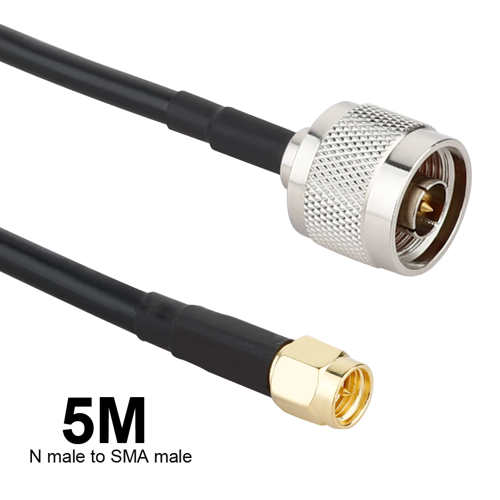 SMA штекер в N Тип штекер Wifi антенный гибкий кабель
