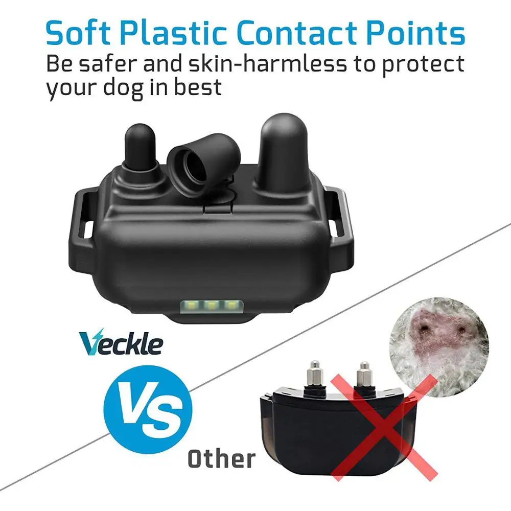 Goedkoop 800M Elektrische Hond Opleiding Kraag Huisdier Afstandsbediening Apparaat Backlight Display Waterdichte Oplaadbare Hond Shock Trillingen Kraag