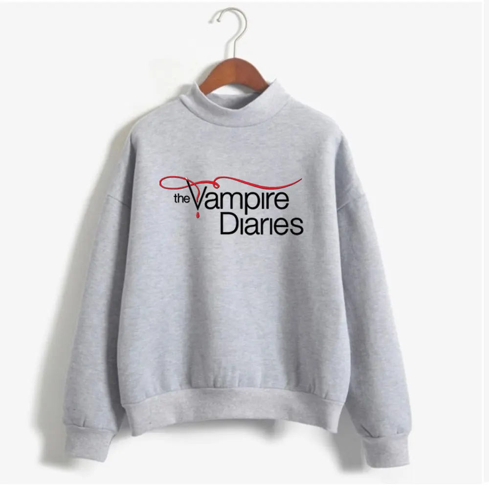 The Vampire Diaries Logo Cool Fashion Girl Sweatshirt Printed Harajuku