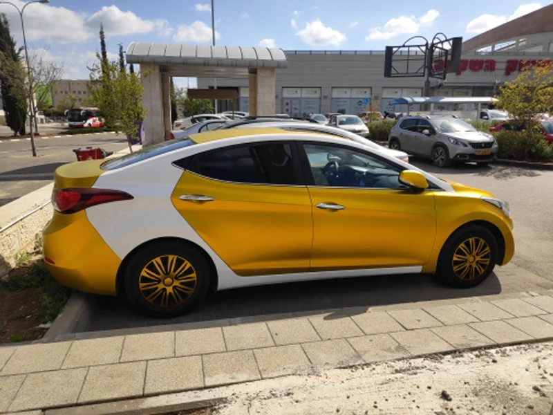 Gold Matt Metallic Vinyl Wrap Sticker-1