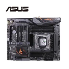 Para asus rog strix x99 jogo original usado desktop x99 x99m 2011 soquete lga 2011 core i7 lga2011 v3 ddr3 placa-mãe(China)