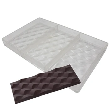 

Rectangular Diamond Face Three-Dimensional Chocolate Mold Baking Tool