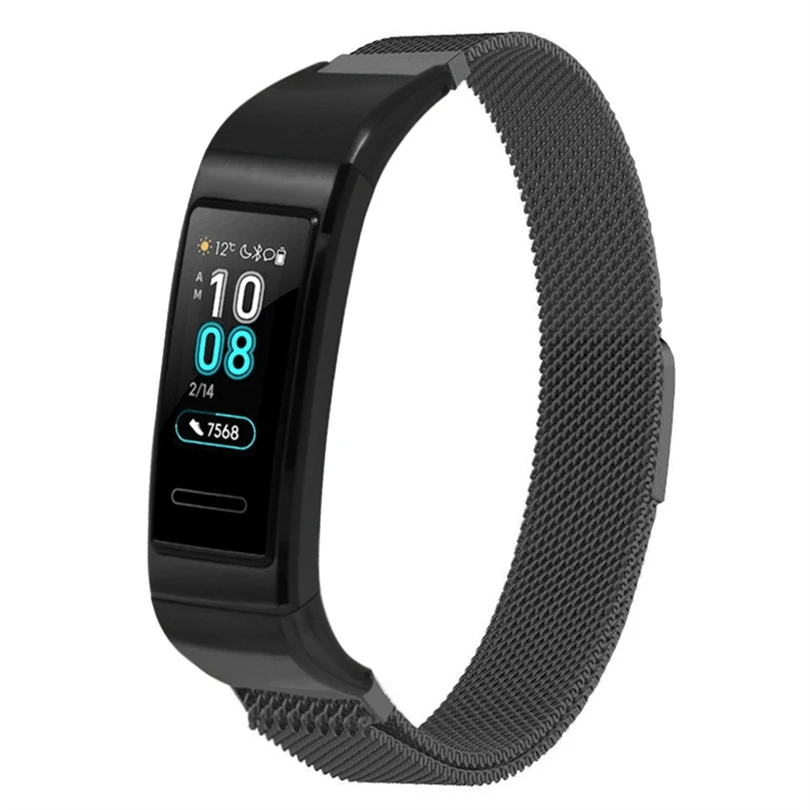 Ремешок для часов huawei Band 3/3 Pro умные часы из нержавеющей стали металлический