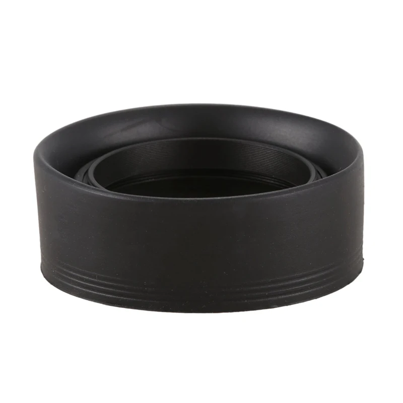 HOT-52mm 3-ступенчатый Телескопический резиновый уплотнитель бленда объектива для Canon 50/1. 8 N-ikon фирменнй переходник для объектива Canon 18-55 50/1. 8D