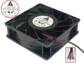 

Delta Electronics FFB1224SHE BROO 8L2B BR00 F00 T7W2 DC 24V 1.20A 120X120X38mm Server Cooling Fan