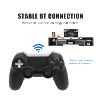 

PS4 Wireless Controller Gamepad Dual Vibration Elite Game Joystick For PS4 / PC with 3.5mm earphone jack bluetooth gampads