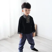 Bei you ke Оригинальная китайская одежда г. Осенняя одежда для мальчиков новая стильная детская верхняя одежда с длинными рукавами в китайском стиле, Emb