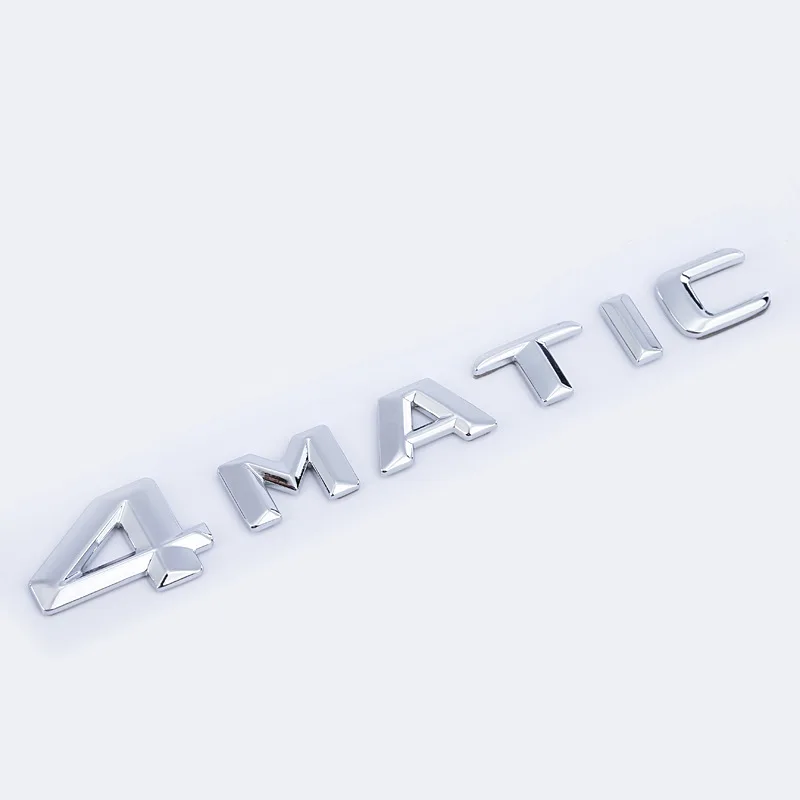 Подходит для стиль Mercedes Benz модифицированный AMG металлический логотип для автомобиля Авто Декор для багажника 4matic четырёхколёсный вагончик с привод наклейки на заднее стекло