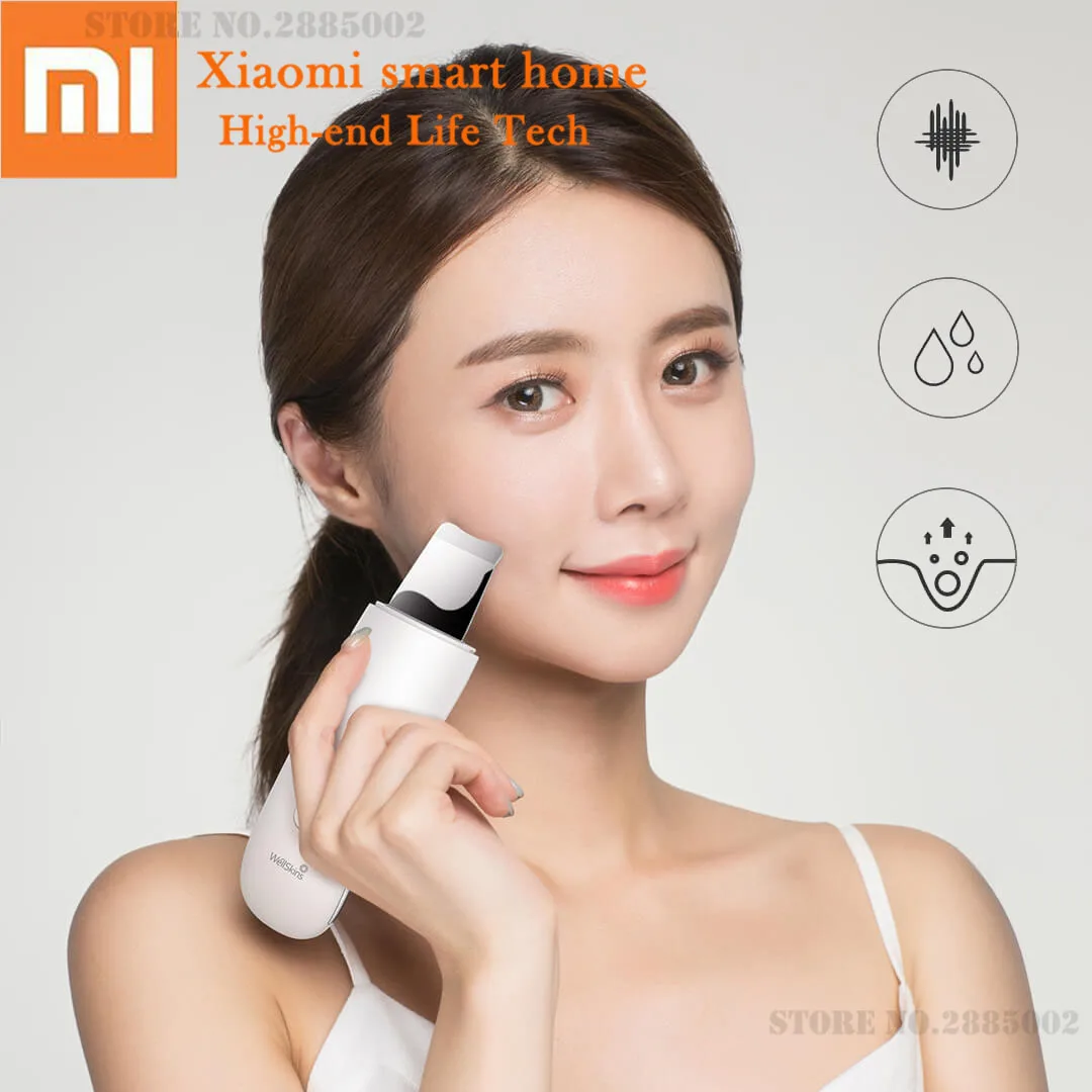 

Xiaomi Mijia Facial Scrubber Beauty instrument Deep Cleansing Ultrasonic Exfoliating Blackhead Remove Smart Skin Care Equipment
