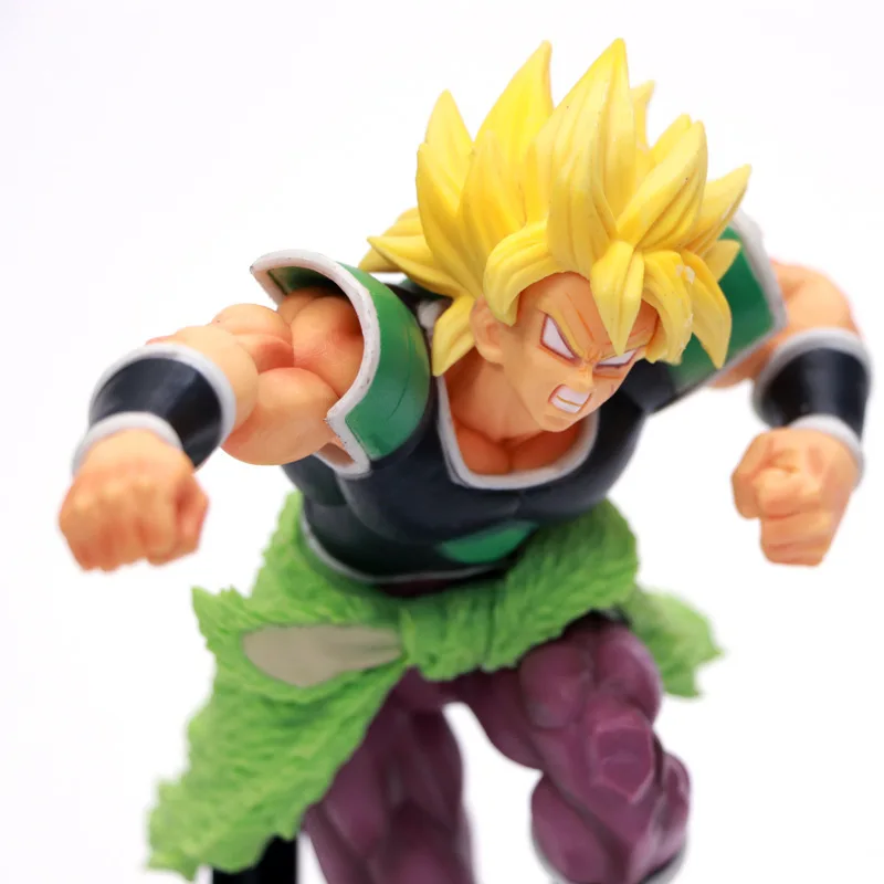 Dragon Ball Z Super Broly Movie Ver. Зеленые волосы против Гоку Broli Супер Saiyan Боевая форма ПВХ экшн-фигурка Драконий жемчуг зет модель 24 см