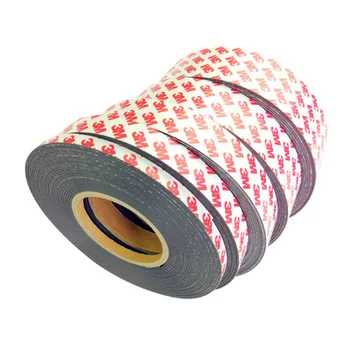 

High Quality 10 Meters self Adhesive Flexible Magnetic Strip Multiple sizes 3M Rubber Magnet Tape width