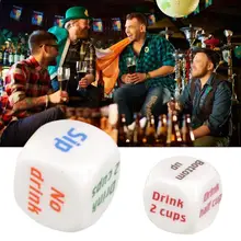 5 шт. Питьевая игра английские игральные кости бар вечерние развлекательные напитки децидер реквизит Eveyrone один может пить бар подарки взрослые Вечерние игры