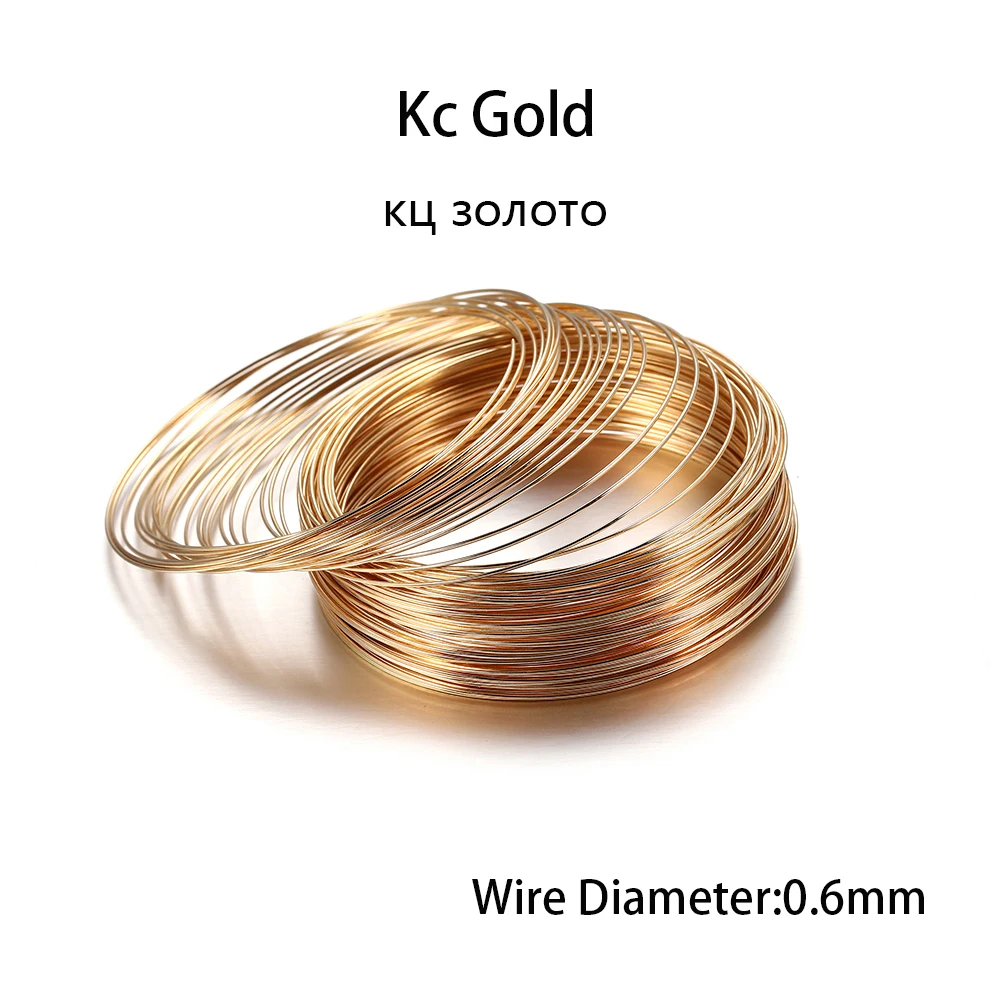 Silver Memory Bead Steel Wire Rings