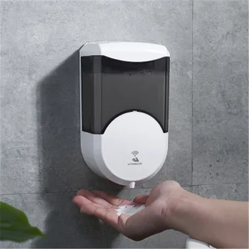 

650ML Touchless Automatic Sensor Foaming Soap Dispenser Auto Induction Liquid Soap Dispensers Hand Washer For Bathroom Hotel