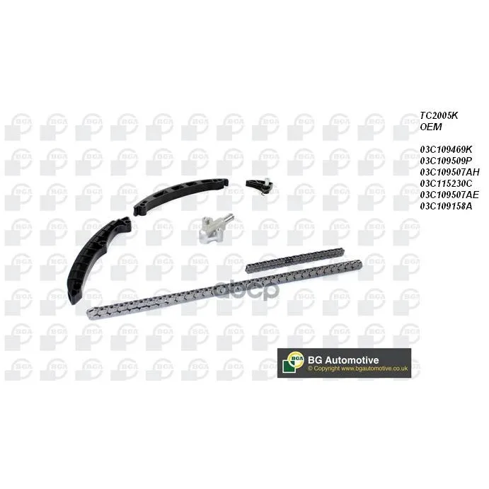 Комплект Цепи Грм Audi. Vw 1.4fsi-1.6fsi Bag/Blf/Blp 03 Без Звездочки Bga арт. TC2005K