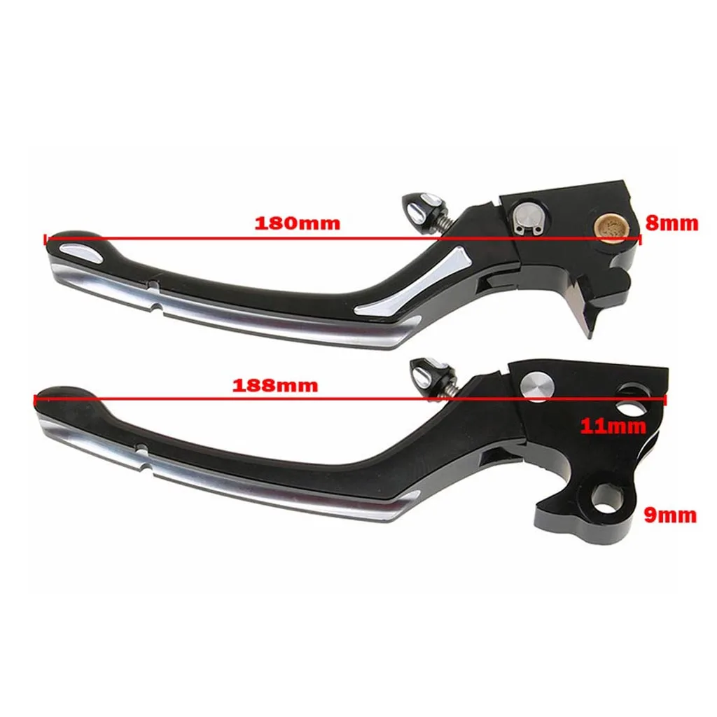 Alloy Brake Clutch Levers Left+Right For Harley Sportster XL883/1200 2004-13