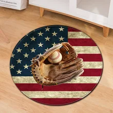 Круглый ковер с шариковым узором, компьютерное кресло для спальни, коврики для детской комнаты, 3D мраморный ковер для гостиной, дома, Детский напольный прикроватный коврик