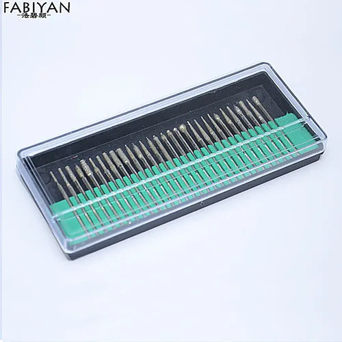 30Pcs with box 30 шт./компл. нержавеющая сталь дизайн ногтей электрическая пилочка дрель Сменные фрезы для маникюра голова маникюрные машинки для педикюра Аксессуары для инструментов - Цвет: 30Pcs with box