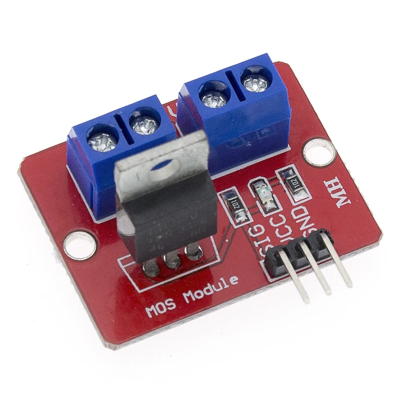 100 шт./лот Топ MOSFET Кнопка IRF520 MOSFET модуль драйвера для ARM Raspberry pi