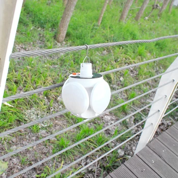 

Foldable Outdoor Camping Tent Emergency Hanging Light 45LED Solar Ball Lamp Bulb Transparent Solar Copper Bulb Chandelier