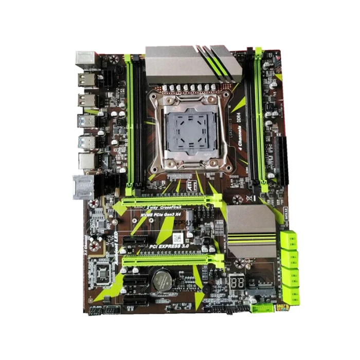 X99 материнская плата DDR4 M.2 4 канала стабильным для I7 E5-V3 E5-V4 64G Ram N D7S8 JFlyer