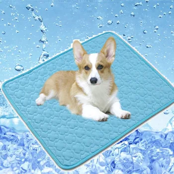 

Summer Cooling Pet Dog Mat Pad Mat For Dogs Cat Blanket Sofa Breathable Dog Bed Summer Washable Dogs House Car Mat Pet Kennel