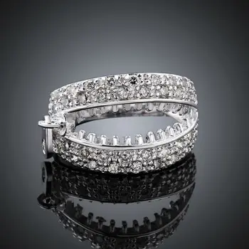 

CHAMSS Vintage Zipper Head Diamond Couple Ring Fashion Personality Female Ring