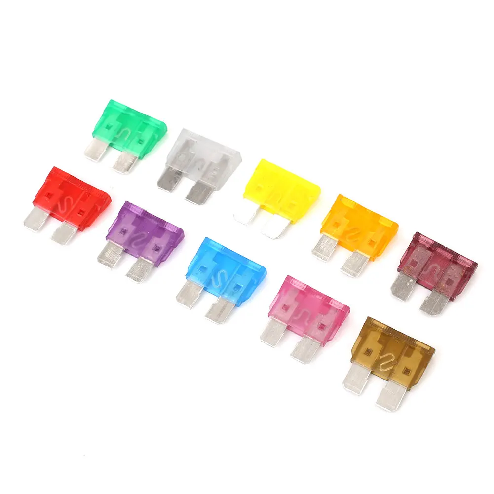 Medium Fuse Assortment Blade Fuse Kit Circuit Protector Multicolor Blade Fuse for Car Accessories