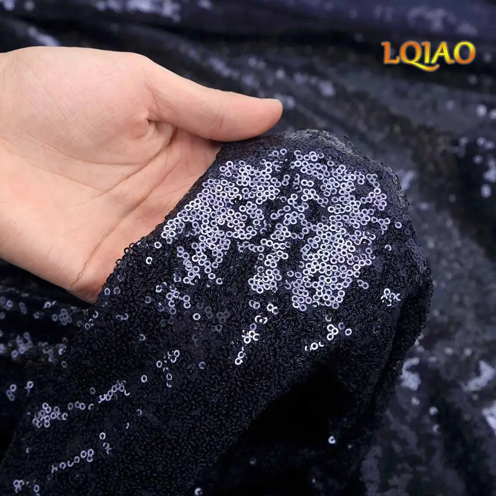 Navy Blue 7 ярдов 3 мм африканская блестящая вышитая измененная ткань с белыми пайетками для свадьбы/вечерние/фон/скатерть Декор diy ремесло Шитье - Цвет: Navy Blue