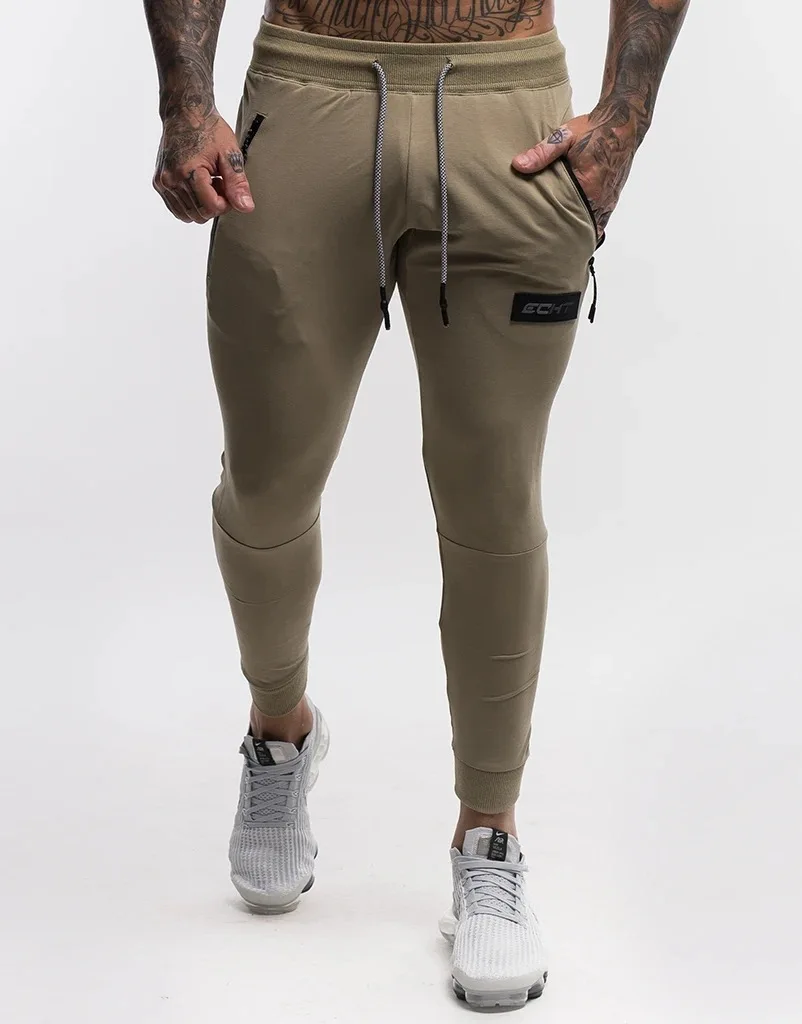 

Compression Training Muscle Fitness Sports Men Casual Fashion Cotton Workout Pants Running Drawstring Top Breathable Sweatpants