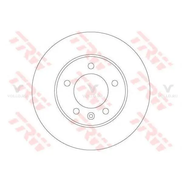 TRW DF6120 Диск тормозной RENAULT: MASTER IV 10