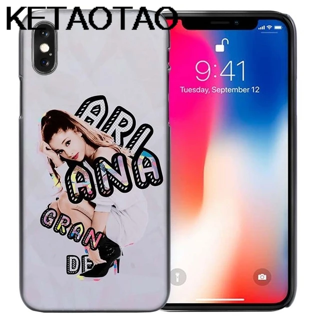 Хаки KETAOTAO Cat Ar Ariana Grande для iPhone 4, 5C, 5S, 6 S, 7, 8 Plus, X, XR, XS MAX, черный мягкий чехол для телефона, резиновый силиконовый чехол - Цвет: Хаки