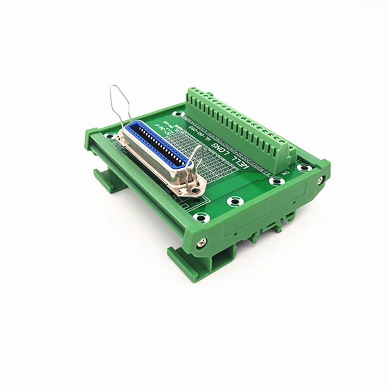 DIN рейка крепление 57 серии 36-Pin 0,08" гнездовой разъем Breakout Board