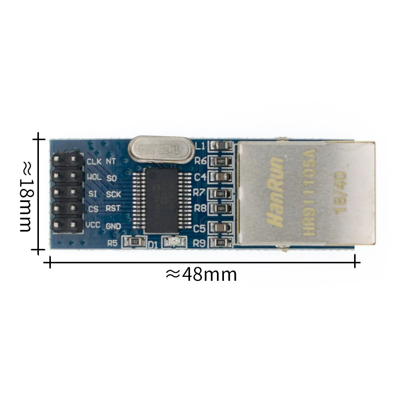 Ethernet Shield Мини ENC28J60 Ethernet щит/Ethernet щит для Nano SPI интерфейс LAN сетевой модуль Ethernet модуль - Цвет: Ethernet Shield