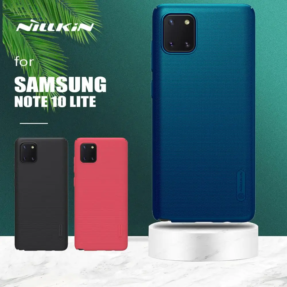 Чехол Nillkin для Samsung Note 10 Lite суперматовый жесткий чехол-накладка из поликарбоната