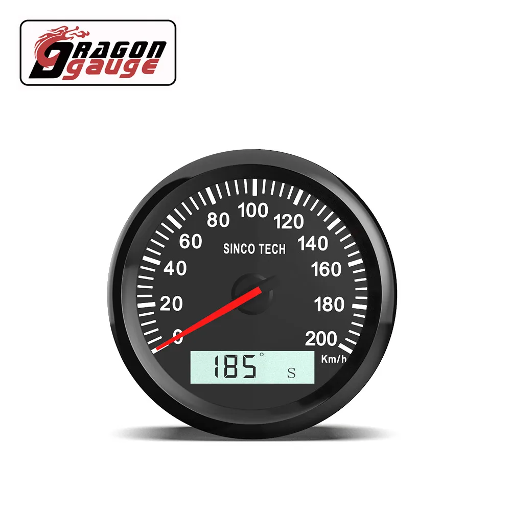 Compteur de vitesse GPS pour moto, 120 km/h, jauge de vitesse pour bateau,  voiture, camion automatique, odomcirculation avec antenne GPS, 200 -  AliExpress