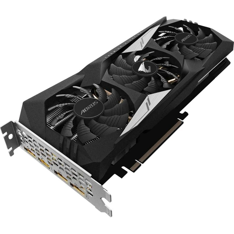 Видеокарта Gigabyte PCI-E GV-N166TAORUS-6GD NV GTX1660TI 6144Mb 192b GDDR6 1770/12000/HDMIx1/DPx3/HD