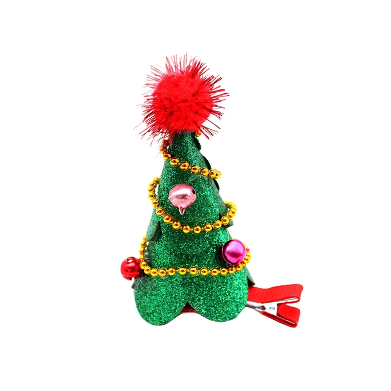 Green Hair Clip 1 Милая шляпа для животных, Рождественская вечеринка, собачий головной убор, заколка для волос, костюм, Кепка с регулируемым ремешком, косплей, головной убор, аксессуары - Цвет: Green Hair Clip 1