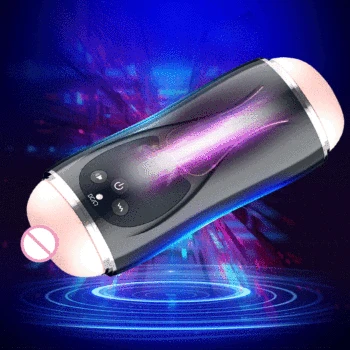 Men's Masturbation Cup Penis Sucking Smart Digital Display Female Pussy Simulator Delayed Ejaculation Trainer Massage Sex Toys 2