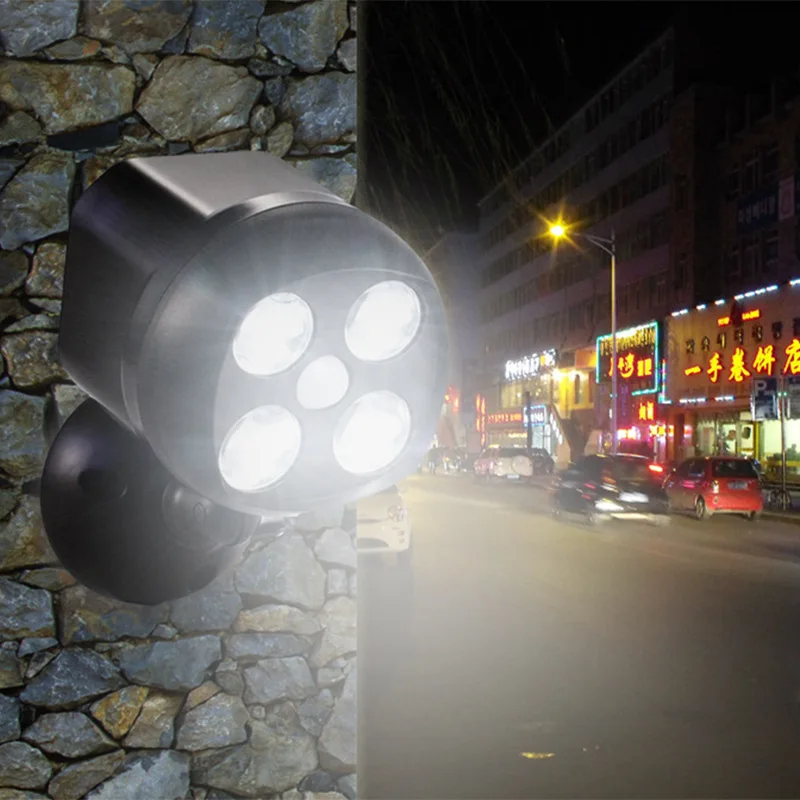 Перекрестная граница для 4LED проекционная лампа Сова 360 градусов вращающаяся настенная лампа наружная Водонепроницаемая Проектная лампа для двора