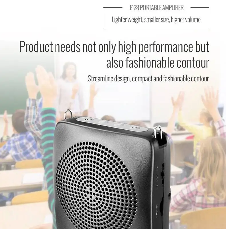 Takstar E128 AUX портативный Bluetooth беспроводной цифровой громкоговоритель для обучения руководство обучение продвижение рекламы Быстрая зарядка